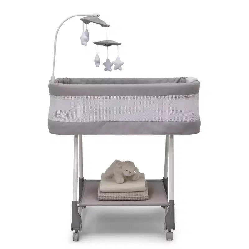 Culla a dondolo per bambini Shooting Star con rete traspirante - Platinum