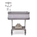Culla a dondolo per bambini Shooting Star con rete traspirante - Platinum