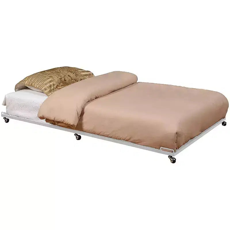 Struttura letto estraibile singola in metallo con piattaforma per divano letto e doghe in acciaio