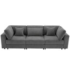 Mobile TV con portaoggetti e motivo decorativo intagliato 59,6 L 15,7 P 29,3 H