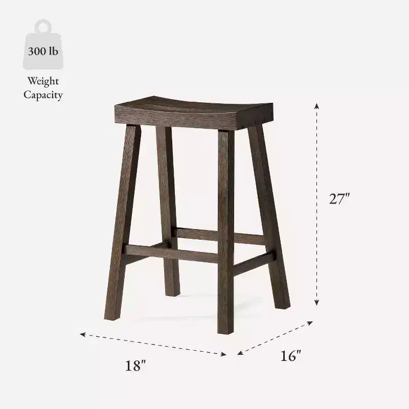 Sgabello da banco in legno senza schienale Vincent 27