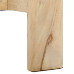 Tavolino Pisa in marmo - ACC3733A - Bianco/Naturale