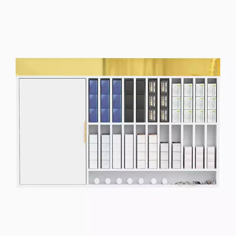 Armadietto con Organizer a Parete per Tinte per Capelli