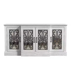 Credenza larga Calidia a 4 ante - Quercia grigia polvere
