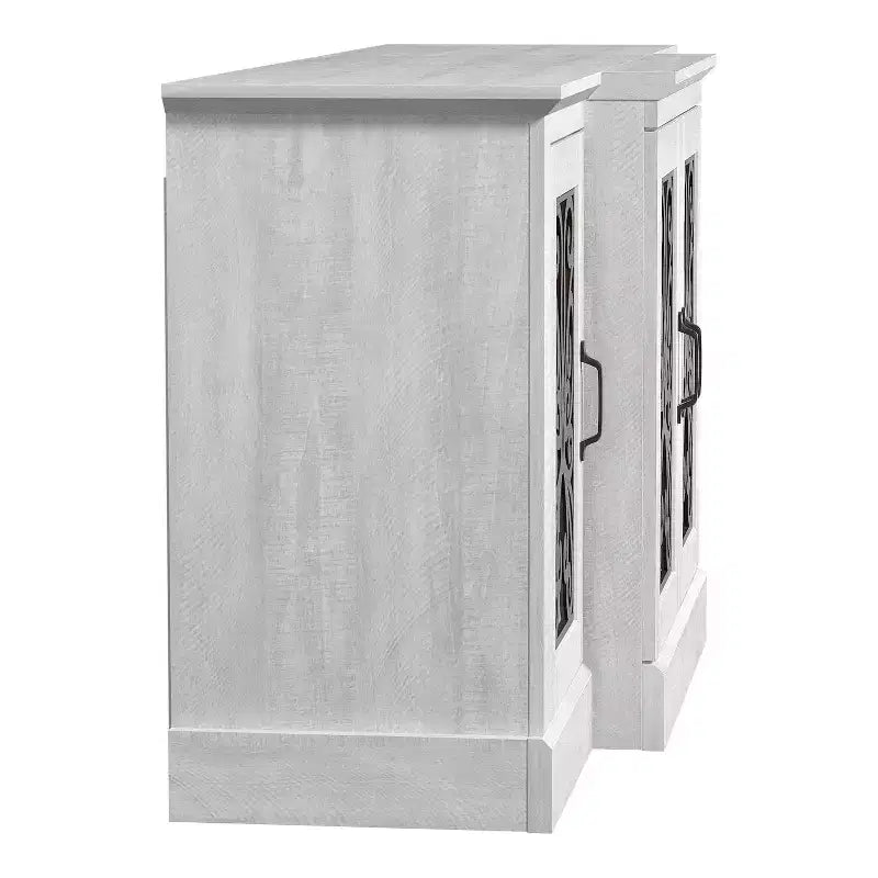 Credenza larga Calidia a 4 ante - Quercia grigia polvere