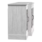 Credenza larga Calidia a 4 ante - Quercia grigia polvere