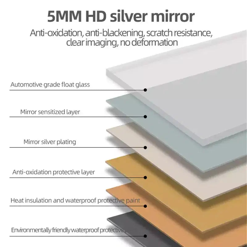Specchio da bagno illuminato antiappannamento Brin Modern da 48'' con 3 colori e 5 livelli di luminosità regolabile