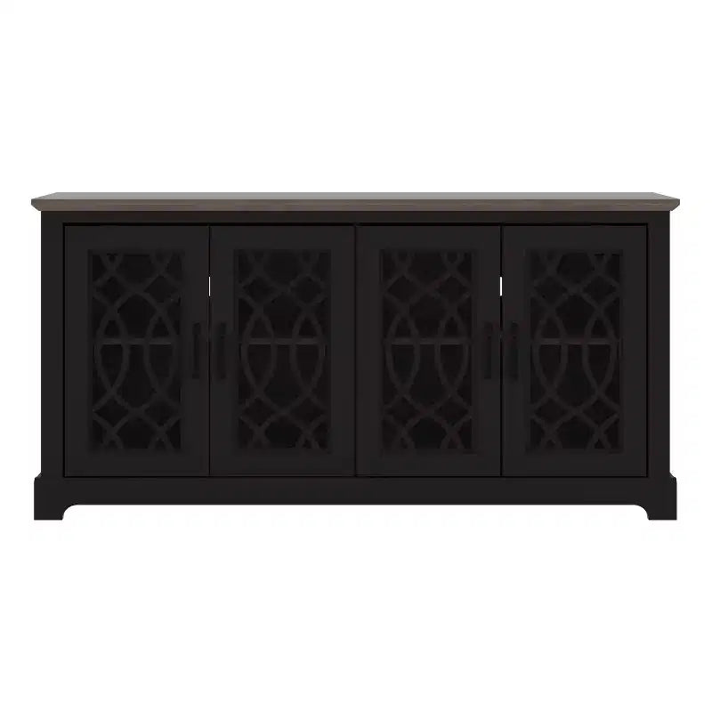 Mobile TV Galano con contenitore e motivo decorativo intagliato 151,4 L 39,9 P 74,4 H cm
