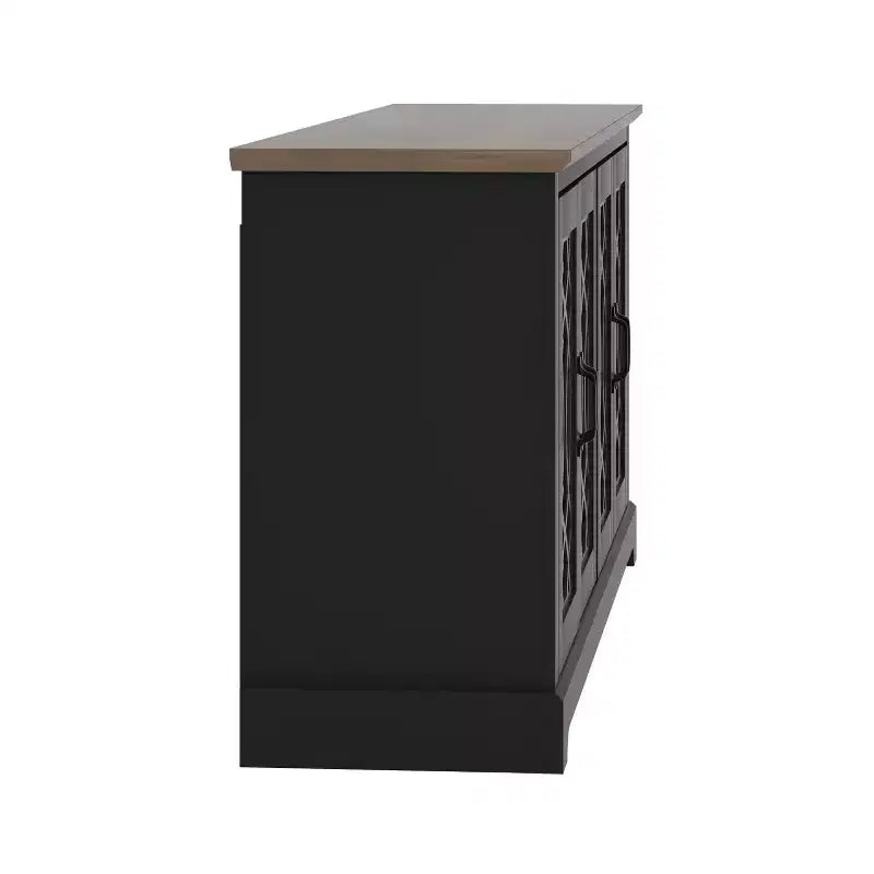 Mobile TV Galano con contenitore e motivo decorativo intagliato 151,4 L 39,9 P 74,4 H cm