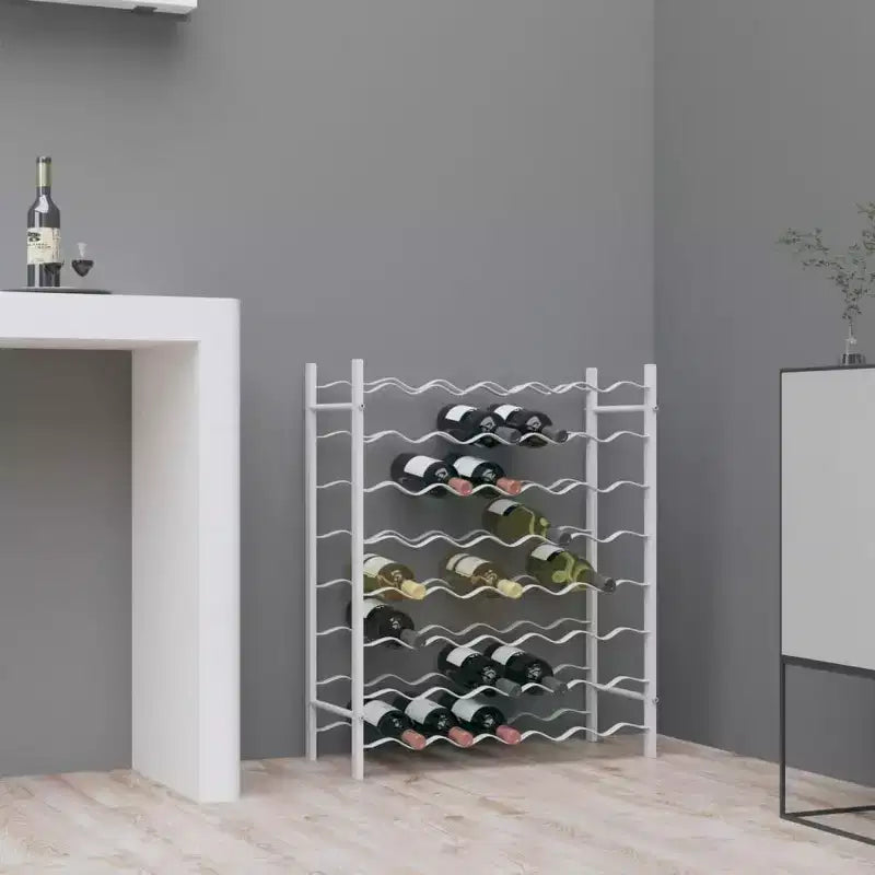 vidaXL Portabottiglie per Vino Scaffale Porta Bottiglie Organizzatore Conservazione Vino per Dispensa Cucina Metallo