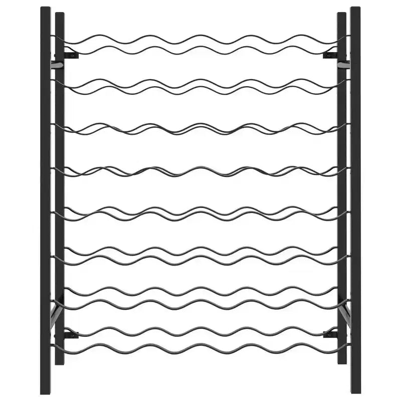 vidaXL Portabottiglie per Vino Scaffale Porta Bottiglie Organizzatore Conservazione Vino per Dispensa Cucina Metallo
