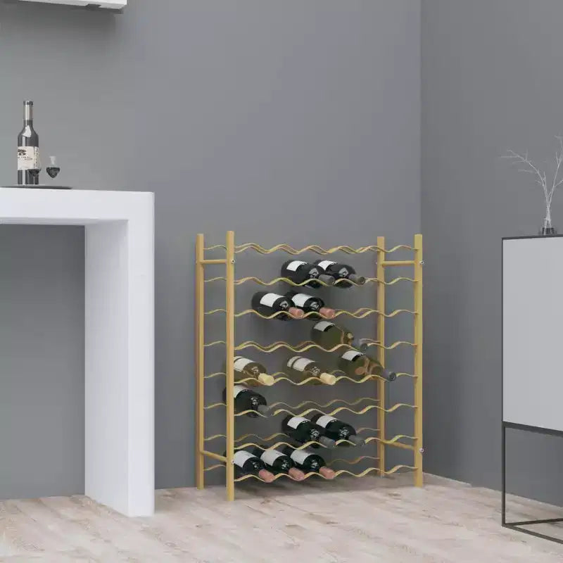 vidaXL Portabottiglie per Vino Scaffale Porta Bottiglie Organizzatore Conservazione Vino per Dispensa Cucina Metallo