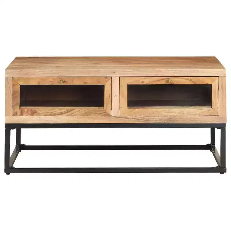 vidaXL Tavolino da caffè 90x60x40 cm in Legno Massello di Acacia