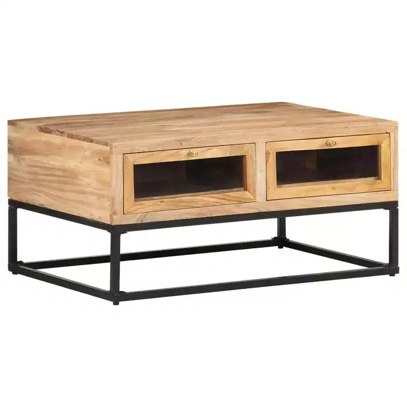 vidaXL Tavolino da caffè 90x60x40 cm in Legno Massello di Acacia