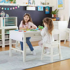 Sgabelli per Bambini: Seggioline in Legno Anti-Ribaltamento per Tavoli da Gioco | Sgabelli per Tavolo Attività e Giochi per Bambini